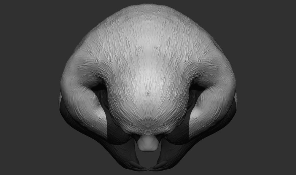 cartoon stylized Sloth  3d printable model  3D print model_5