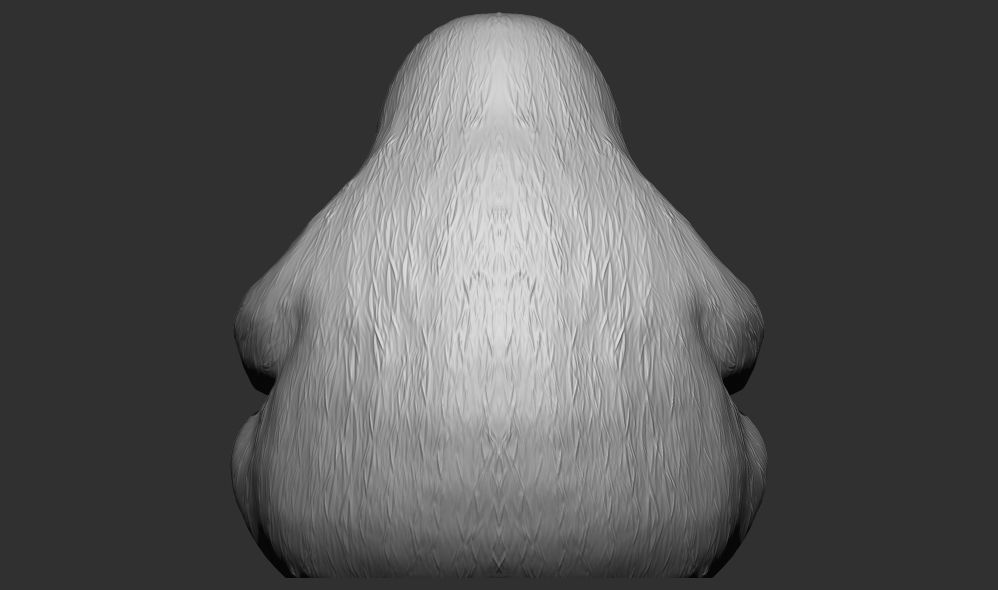 cartoon stylized Sloth  3d printable model  3D print model_9