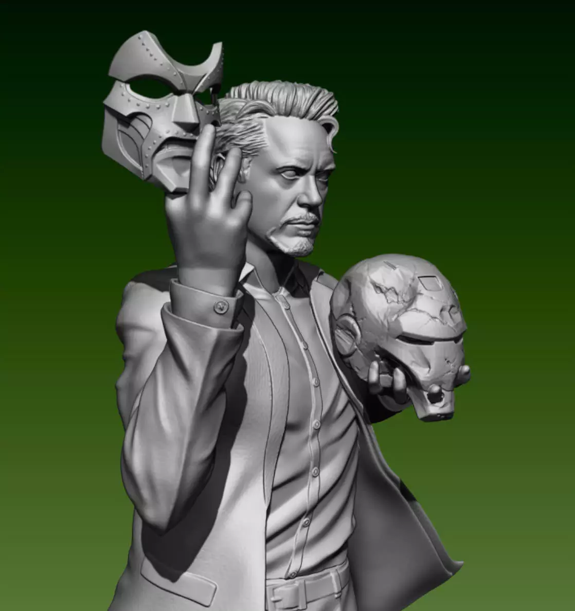 ROBERT DOWNEY JR PLAY VICTOR VON DOOM 3D print model_0