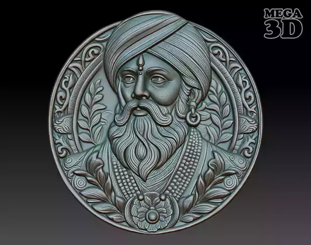 Indian Patriarch basrelief 08 240824