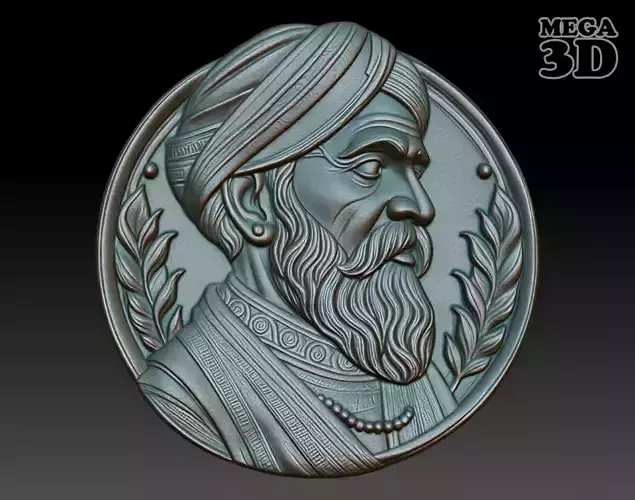 Indian Patriarch basrelief 07 240824