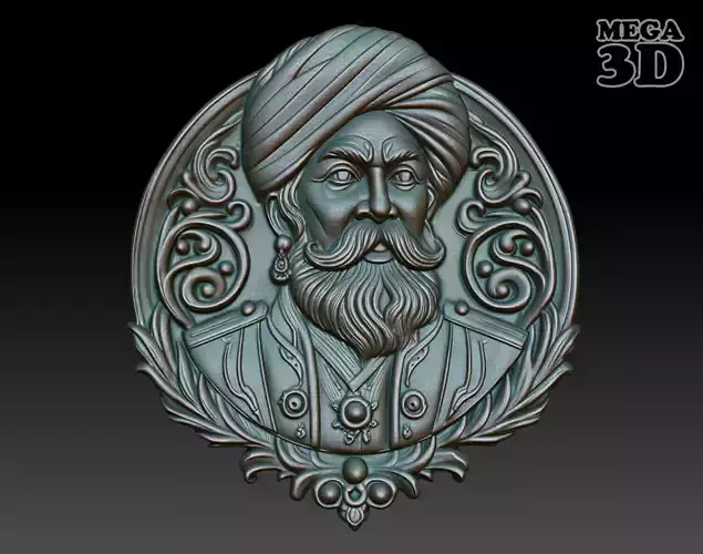 Indian Patriarch basrelief 05 240824