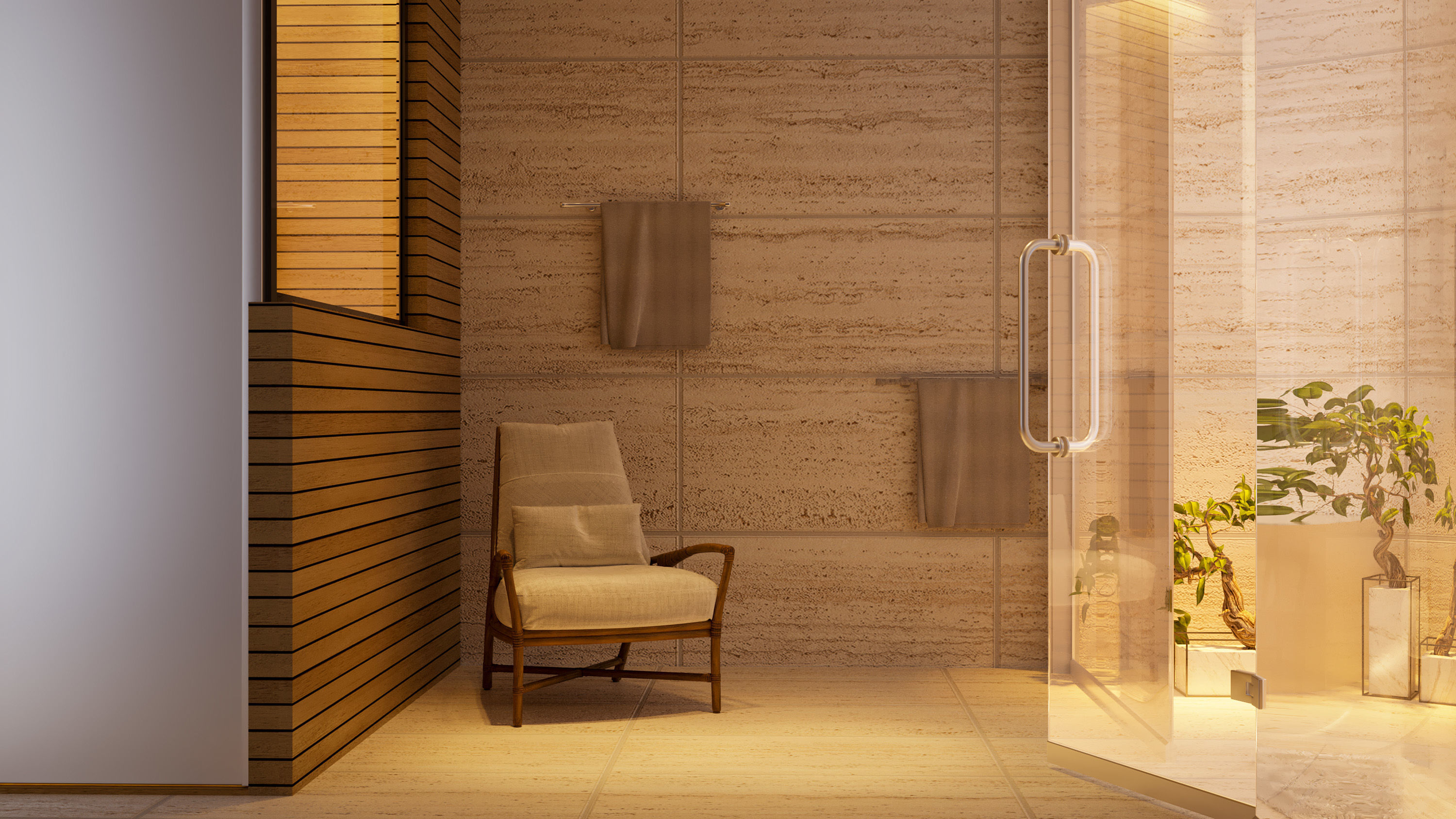 sauna therapy center 3d model 3D model_1