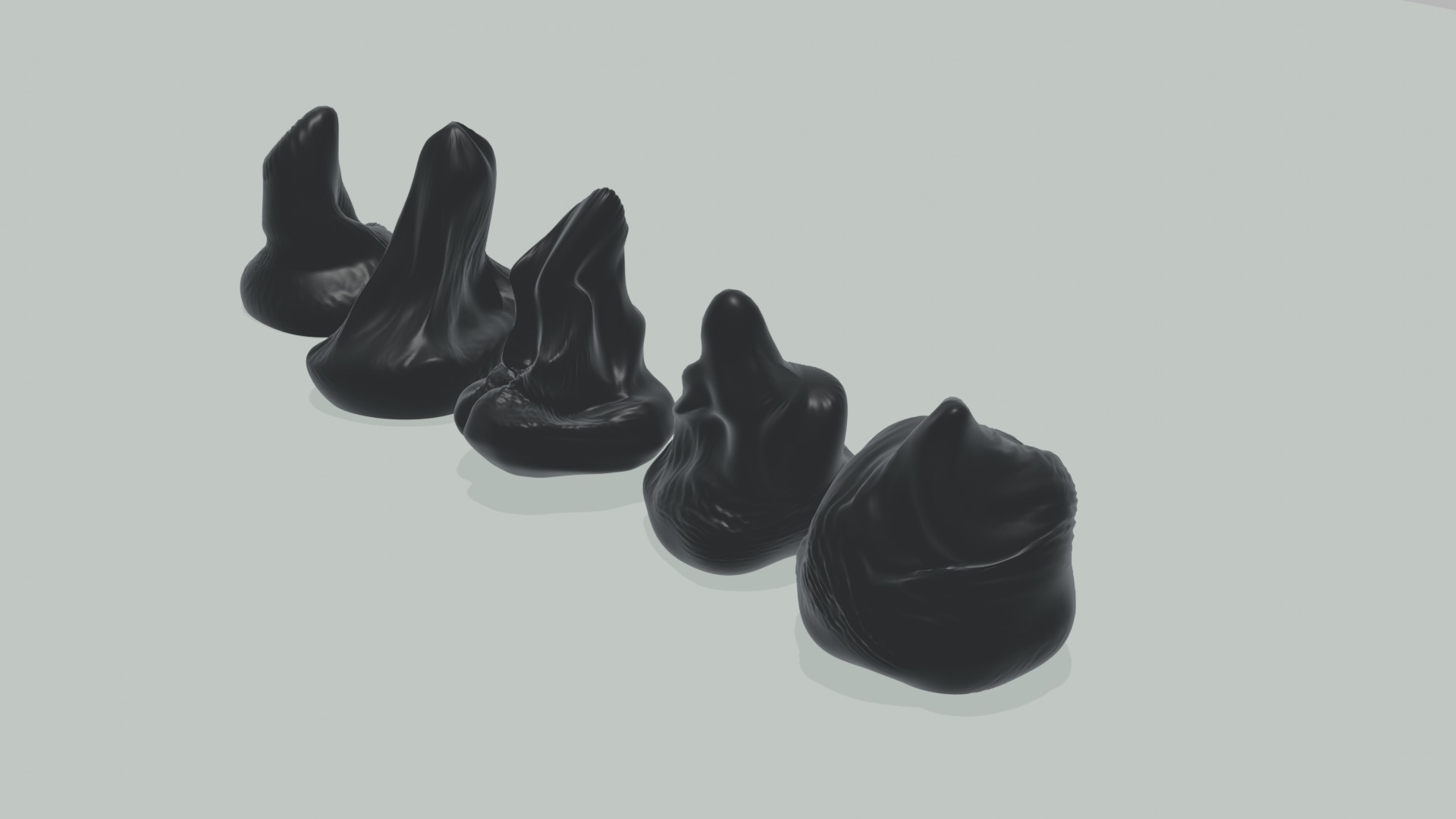 Garbage bags 3D model_3