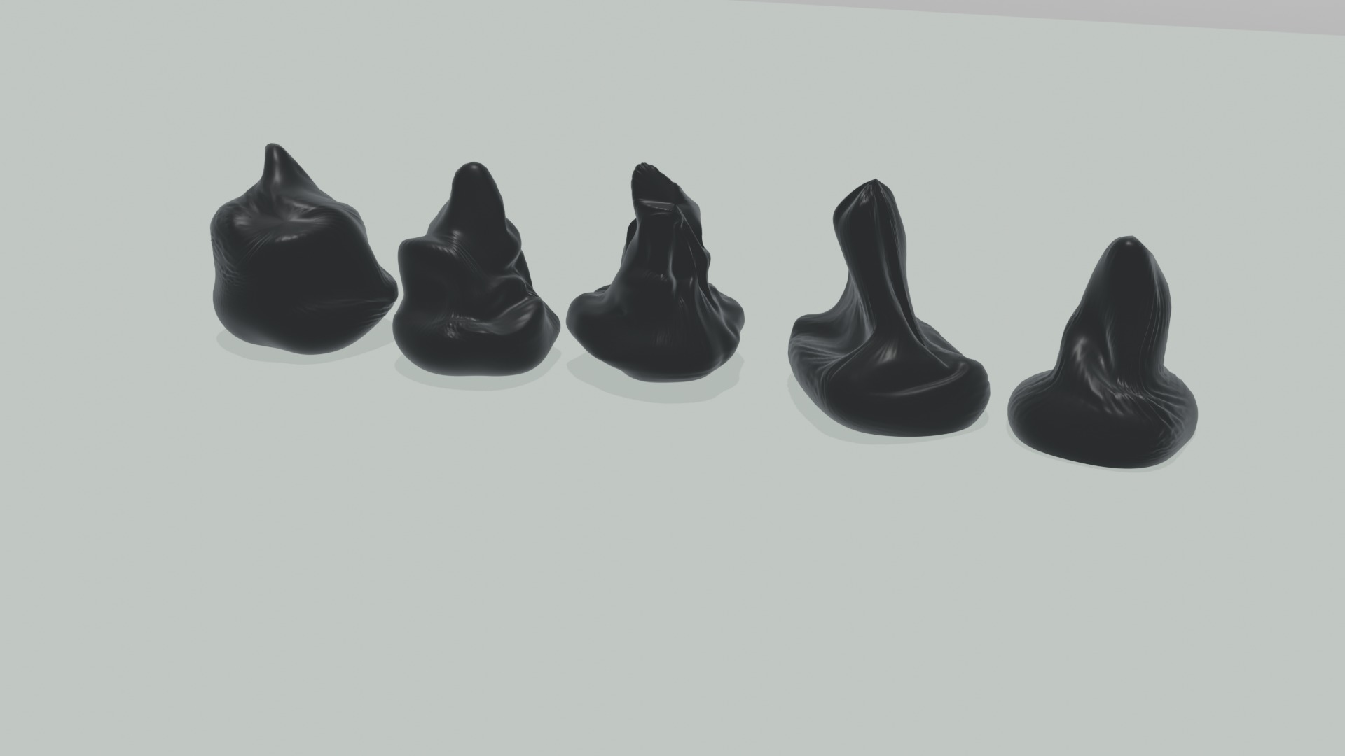 Garbage bags 3D model_1