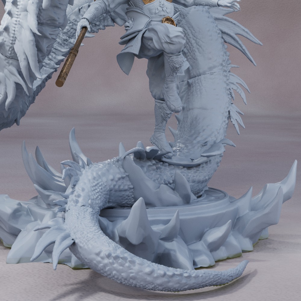 Monkey King Wukong STL 3d print 3D print model_11