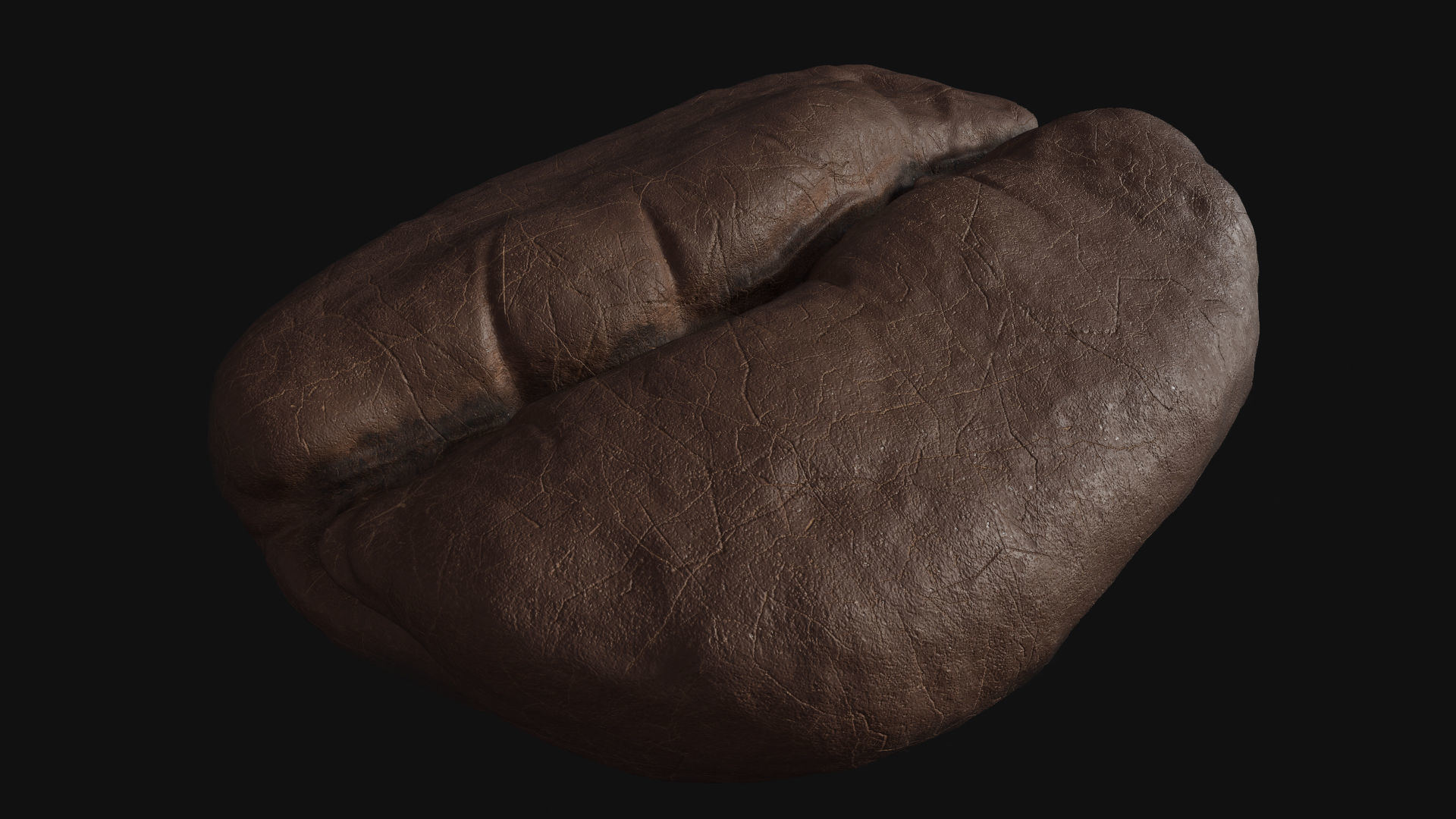 Roasted Coffee Bean 3D model_7