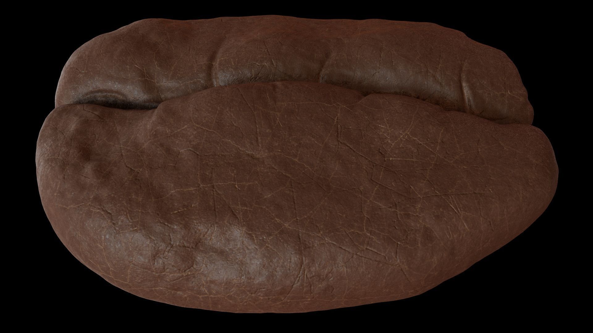 Roasted Coffee Bean 3D model_3