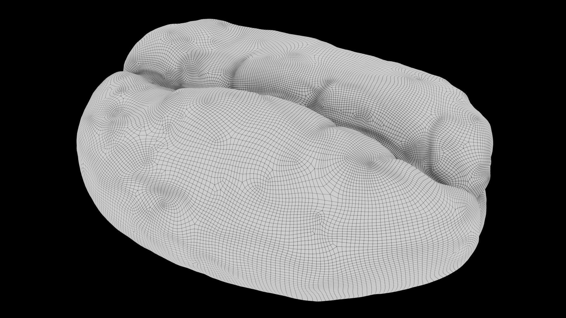 Roasted Coffee Bean 3D model_12