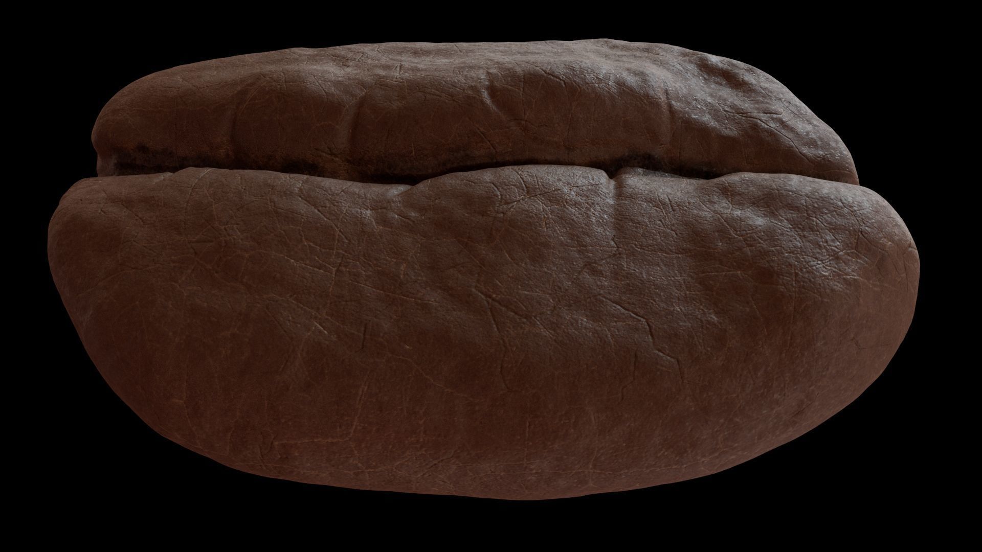 Roasted Coffee Bean 3D model_4