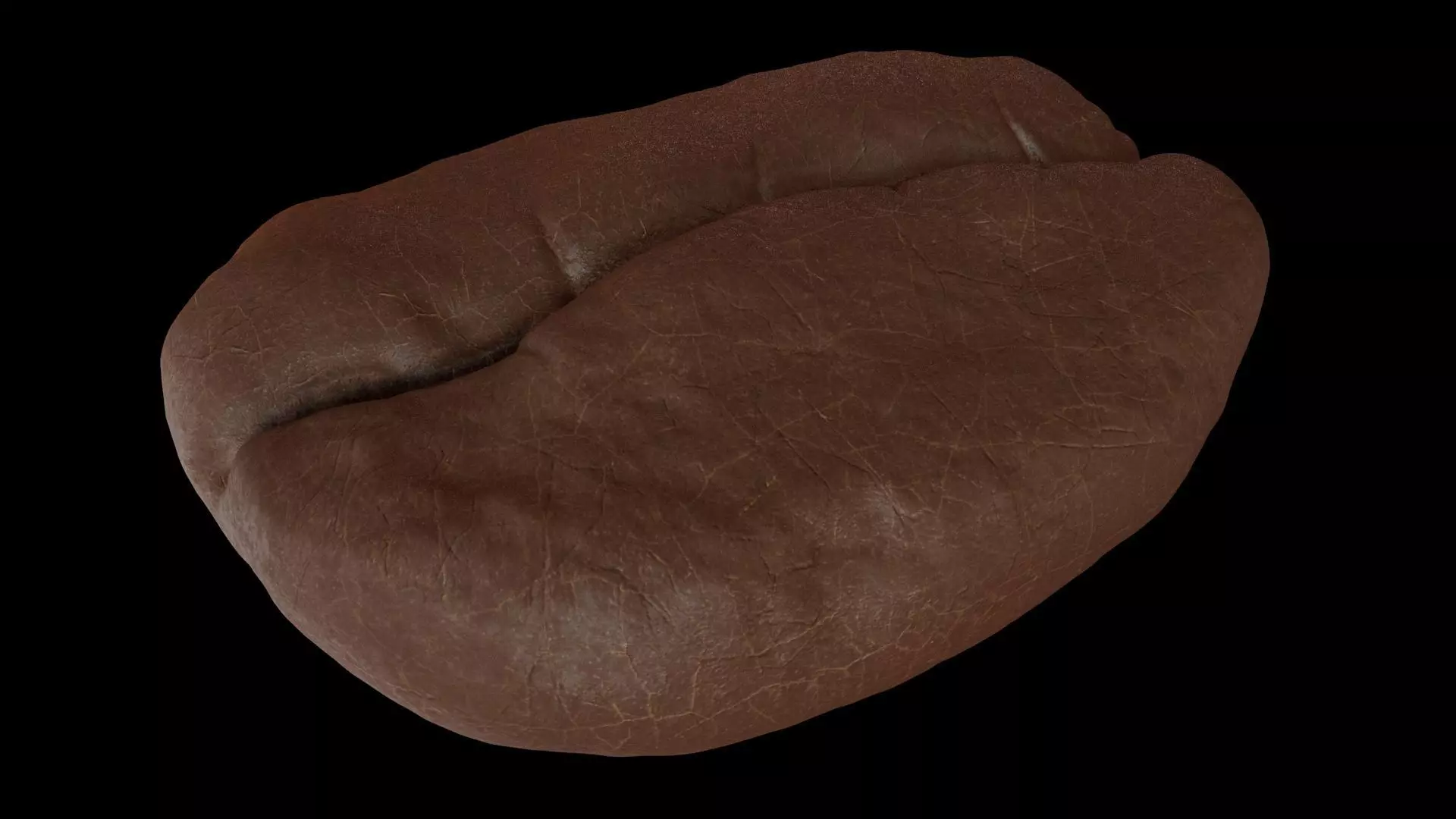 Roasted Coffee Bean 3D model_0