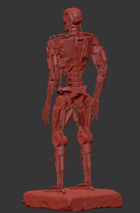 T-800 Terminator V2 High Detal 3D print model_12