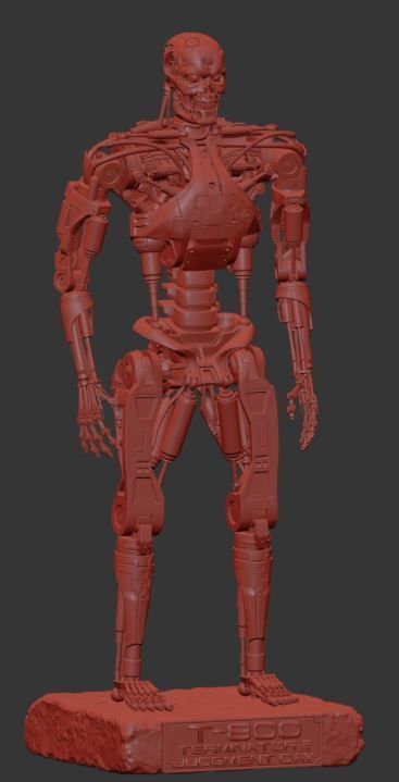T-800 Terminator V2 High Detal 3D print model_2