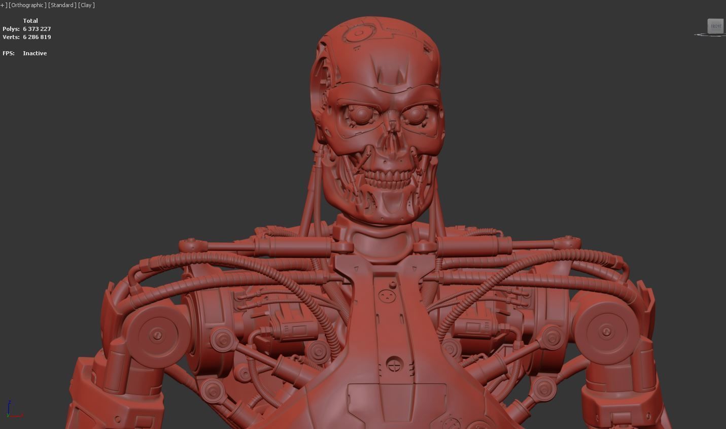 T-800 Terminator V2 High Detal 3D print model_5