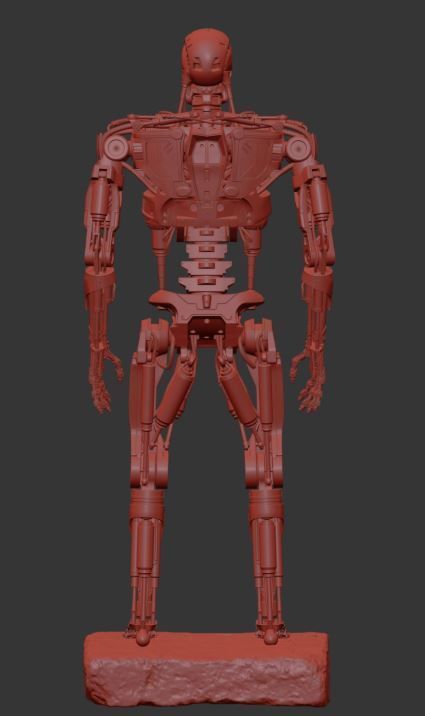 T-800 Terminator V2 High Detal 3D print model_11