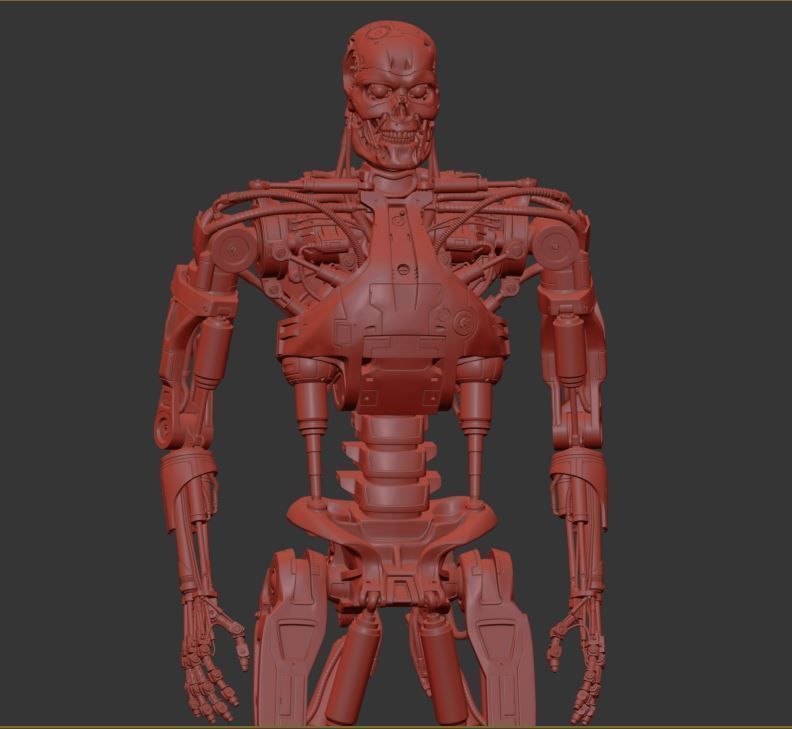 T-800 Terminator V2 High Detal 3D print model_1