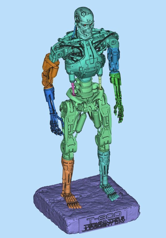 T-800 Terminator V2 High Detal 3D print model_19