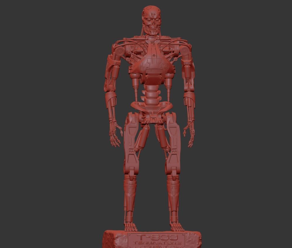 T-800 Terminator V2 High Detal 3D print model_8