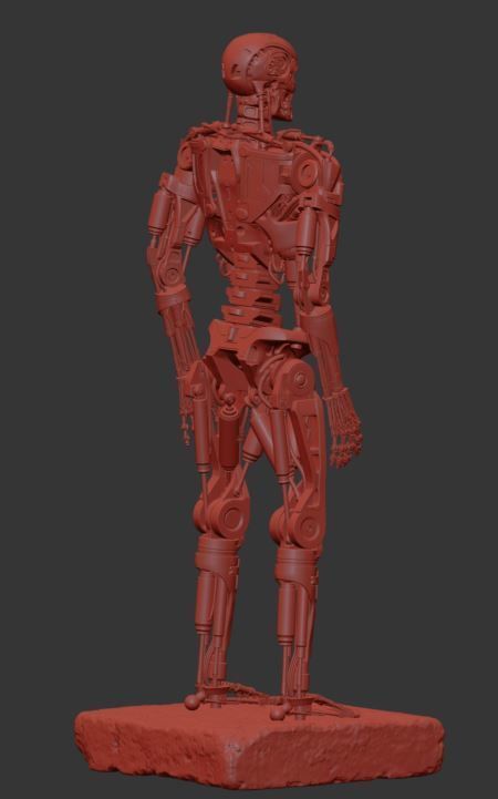 T-800 Terminator V2 High Detal 3D print model_10