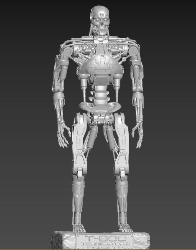T-800 Terminator V2 High Detal 3D print model_17
