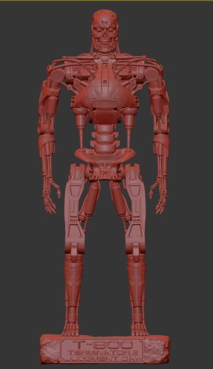T-800 Terminator V2 High Detal 3D print model_15
