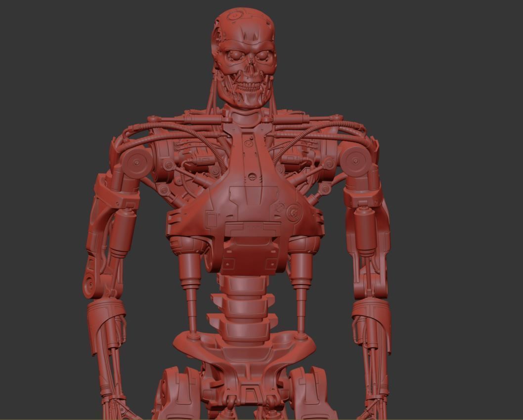 T-800 Terminator V2 High Detal 3D print model_7