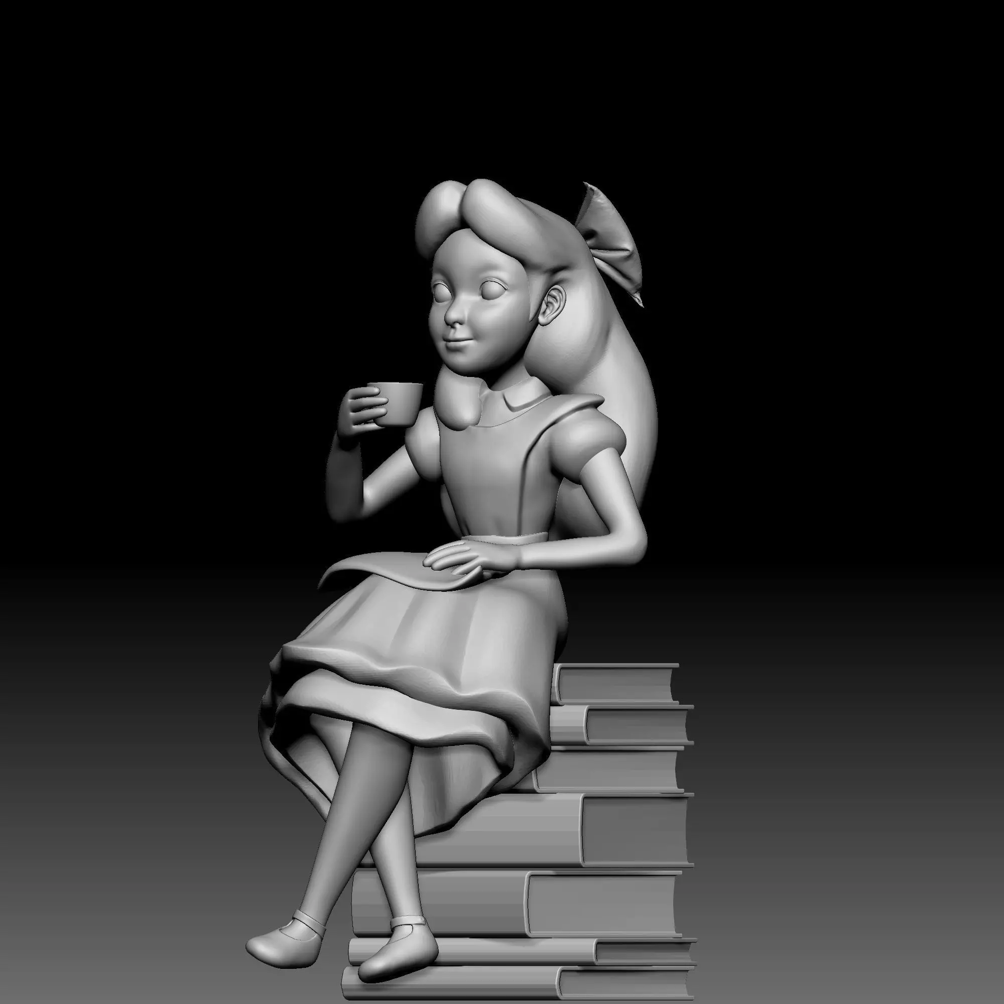 Alice - Alice in Wonderland - 020 3D print model