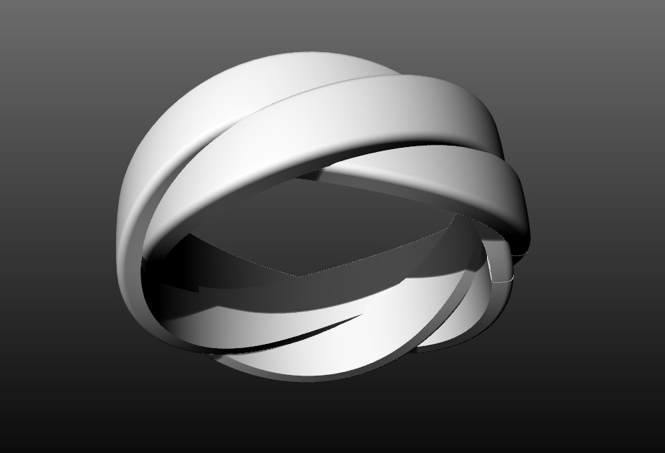 David Yurman Helios Band Ring 3D print model_6