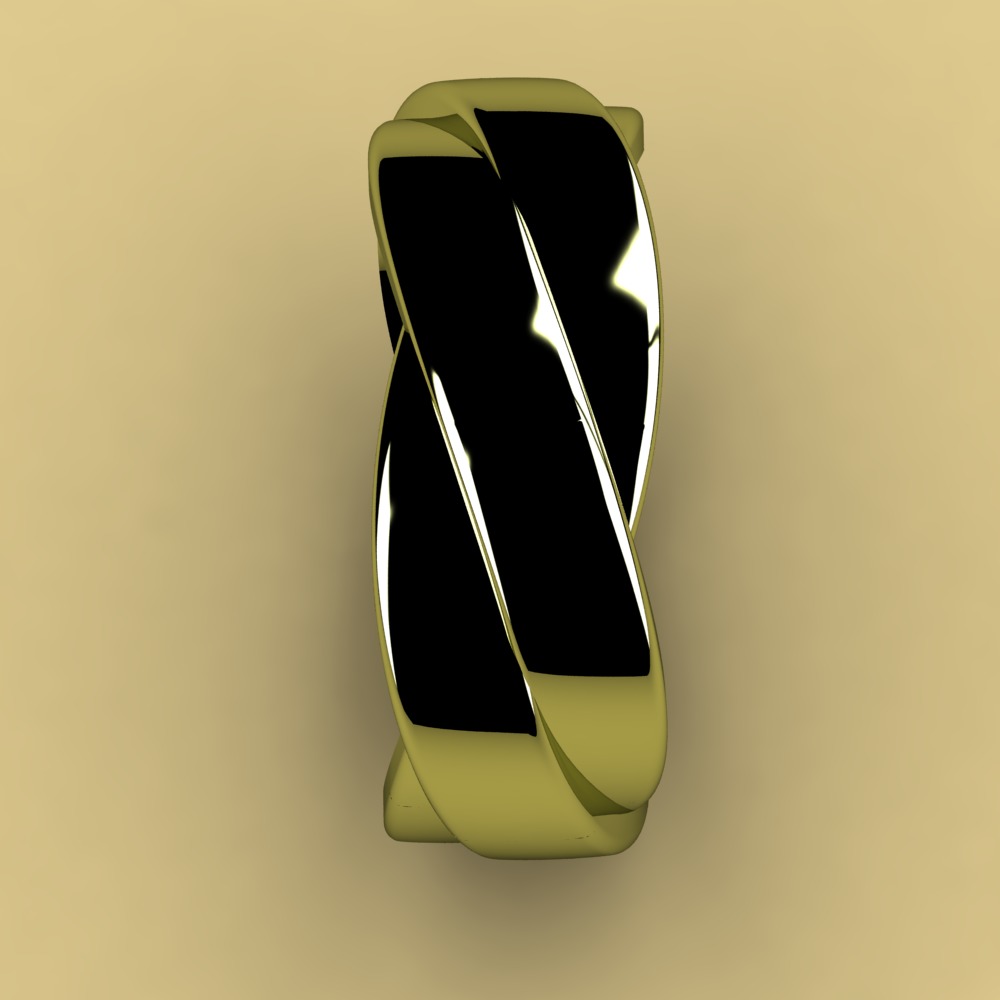 David Yurman Helios Band Ring 3D print model_2