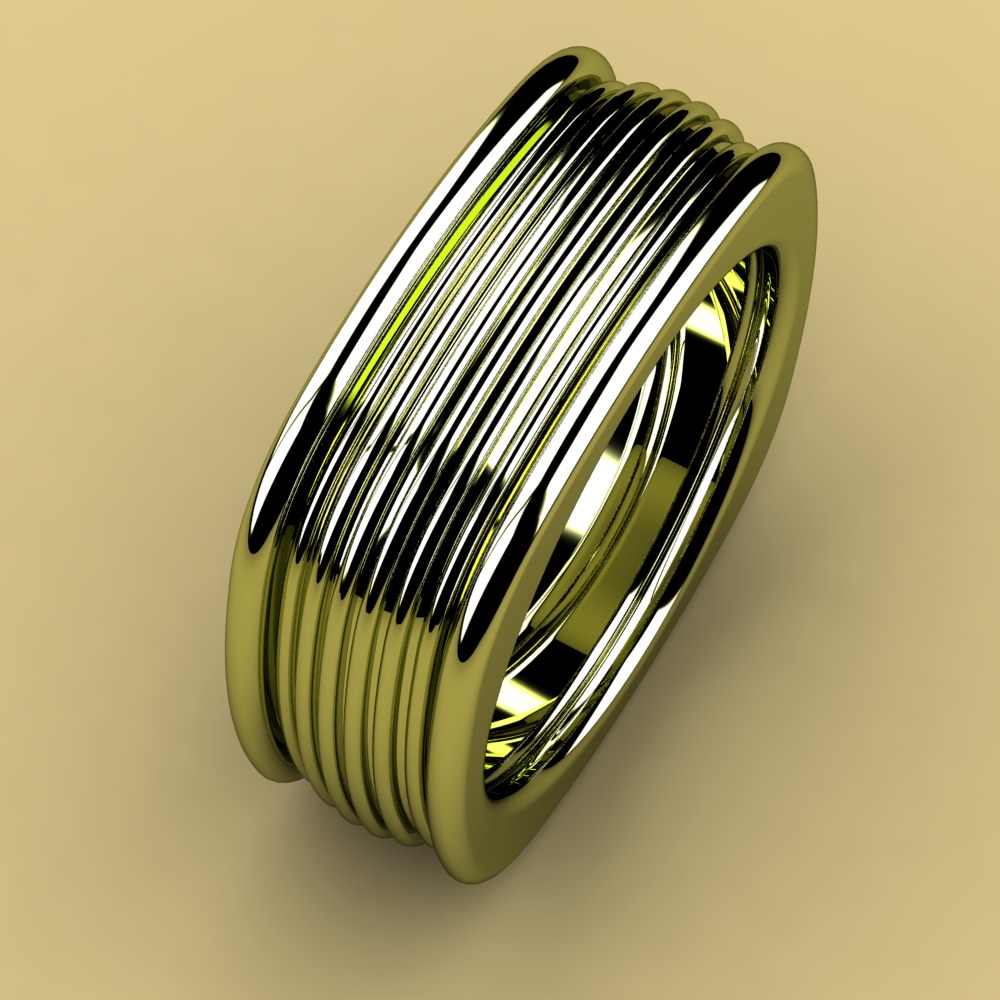 David Yurman Royal Cord Square Ring 3D print model_2