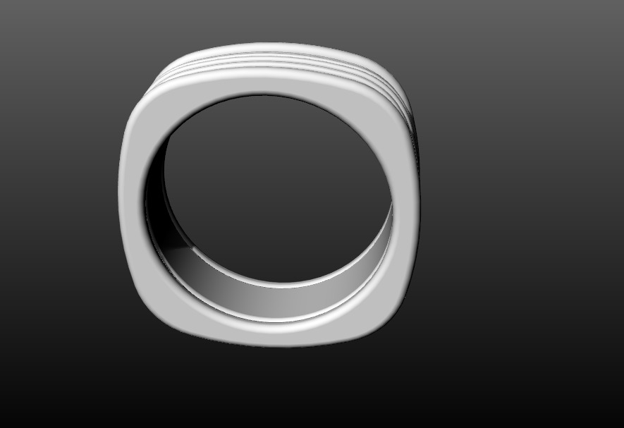 David Yurman Royal Cord Square Ring 3D print model_5