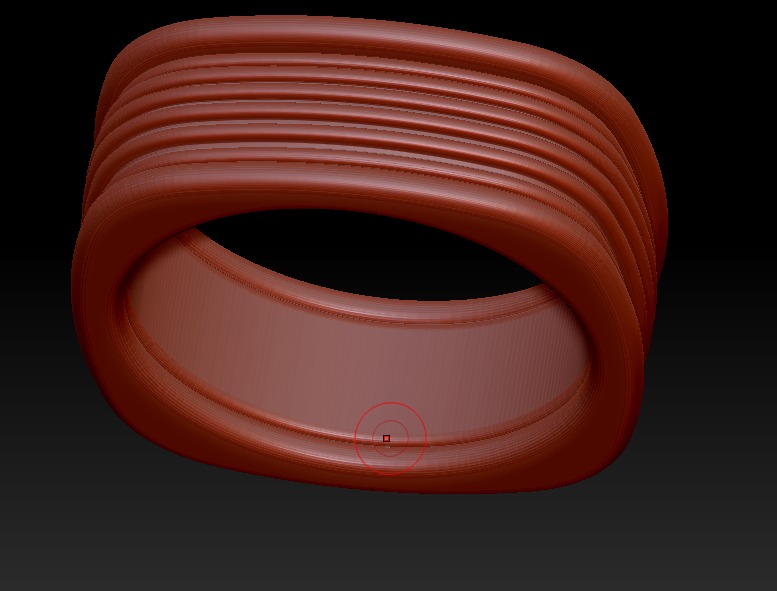 David Yurman Royal Cord Square Ring 3D print model_9