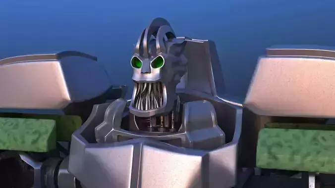 Jetpack Battle Robot 3D model