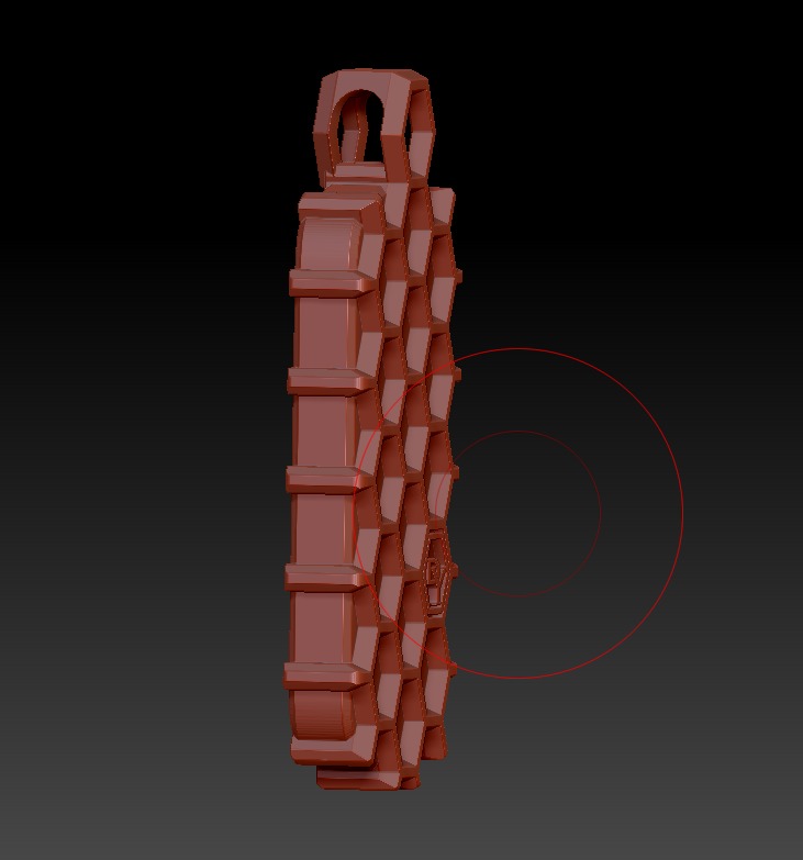 David Yurman Honey Comb Tag 3D print model_12