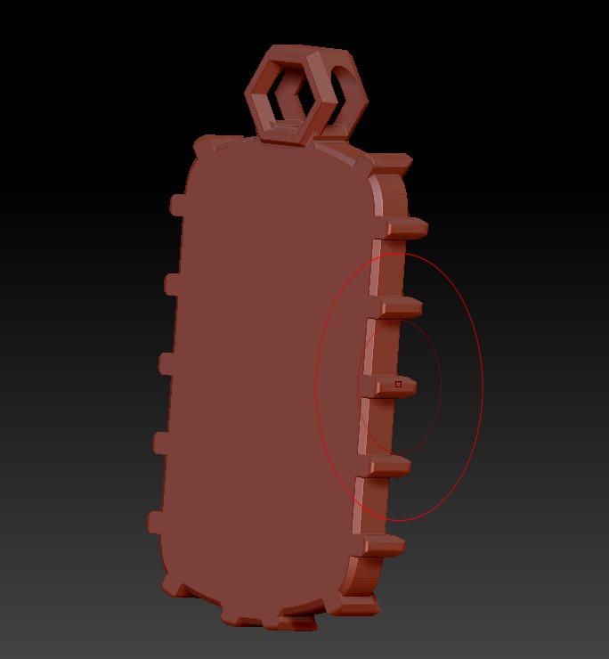 David Yurman Honey Comb Tag 3D print model_11
