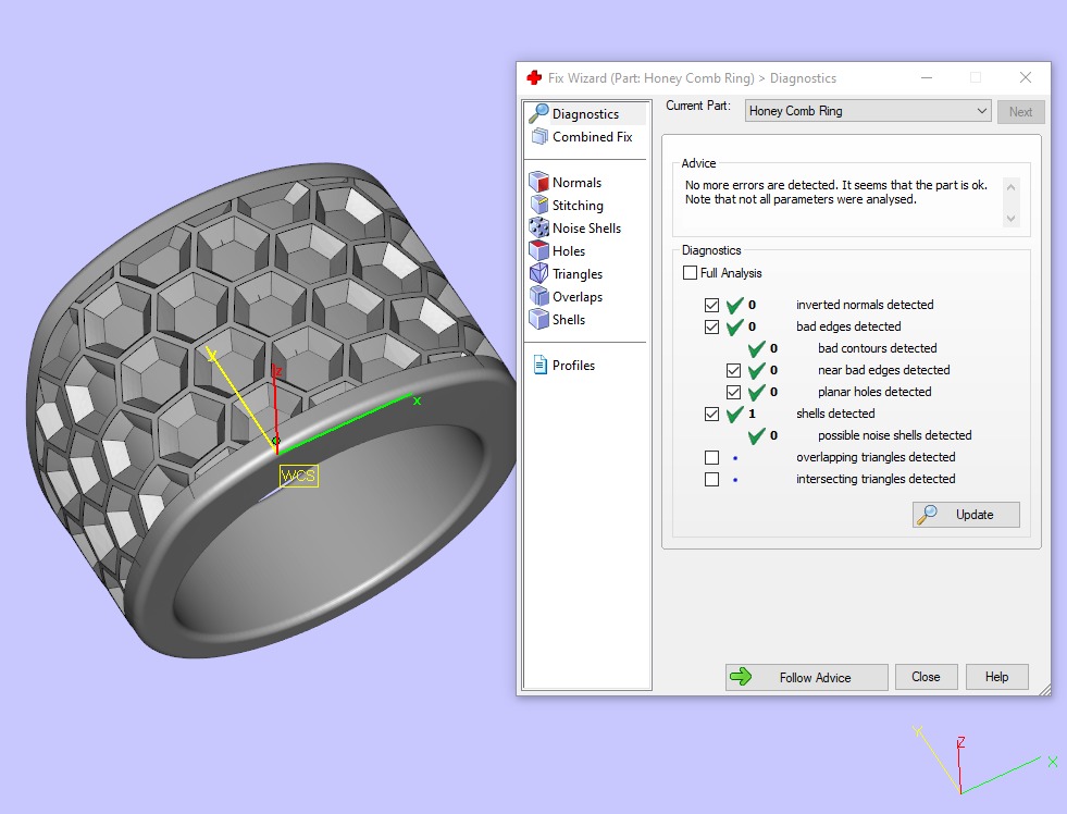 David Yurman Honey Comb Ring 3D print model_13