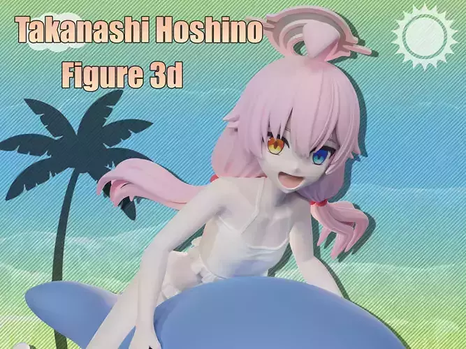 Takanashi Hosino summer figure 3d 3D print model