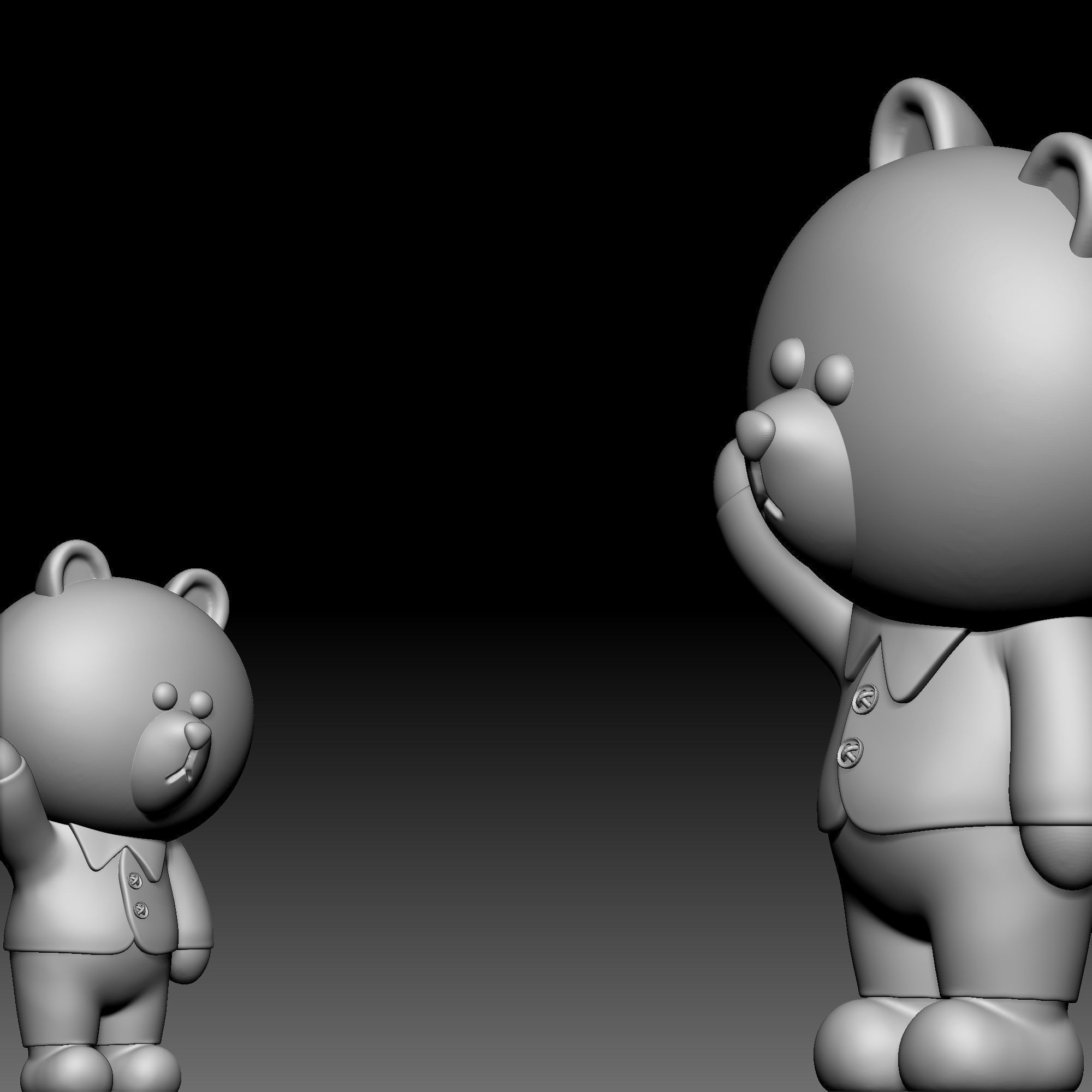 Teddy Bear - 010 3D print model_3