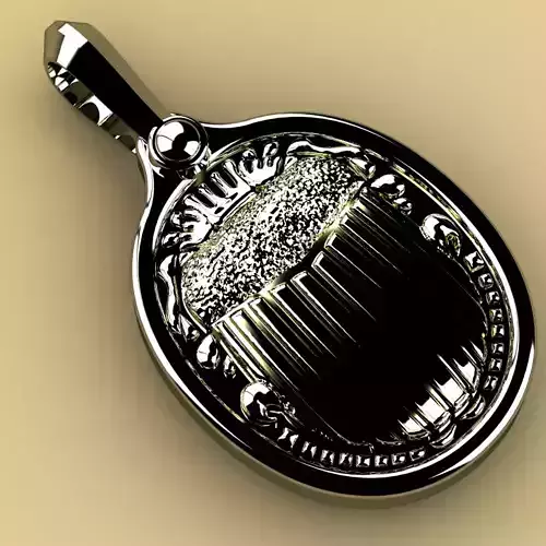 David Yurman Scarab Signet Pendant 3D print model