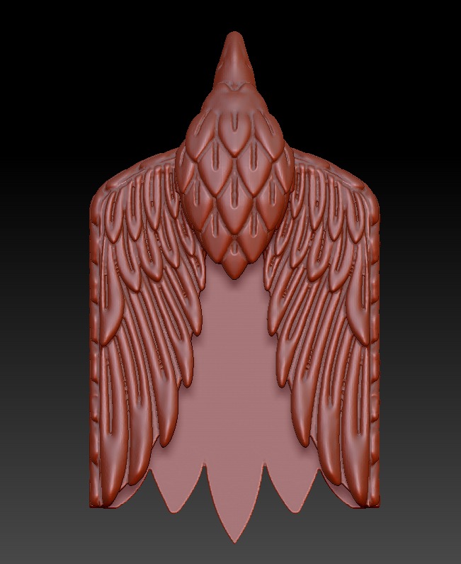 David Yurman Eagle pendant 3D print model_12