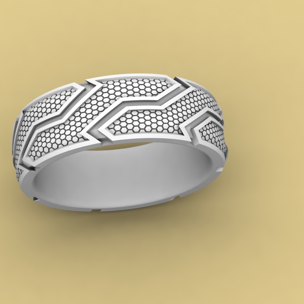 David Yurman CableCuff Ring 3D print model_5