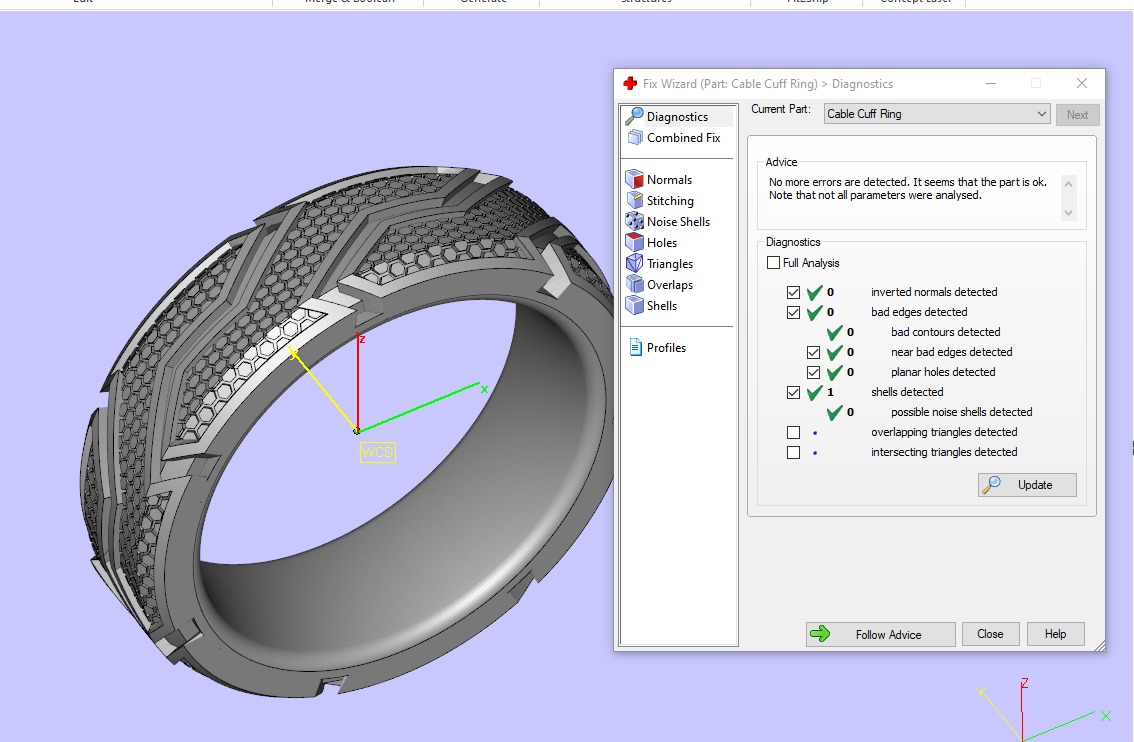 David Yurman CableCuff Ring 3D print model_8