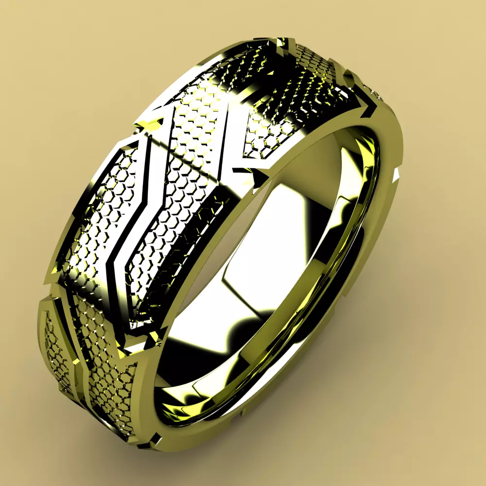 David Yurman CableCuff Ring 3D print model_0