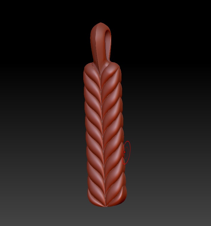 David Yurman Chevron Ingot Tag 3D print model_10