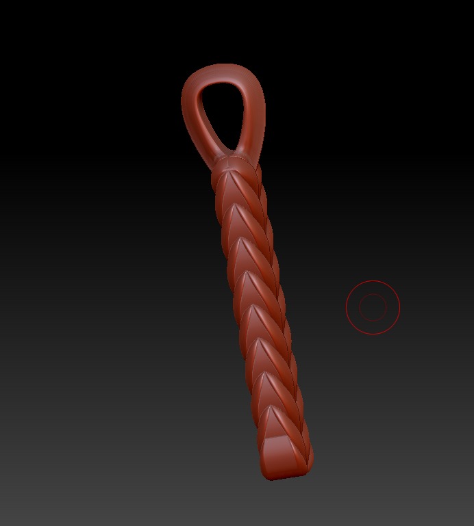 David Yurman Chevron Ingot Tag 3D print model_9