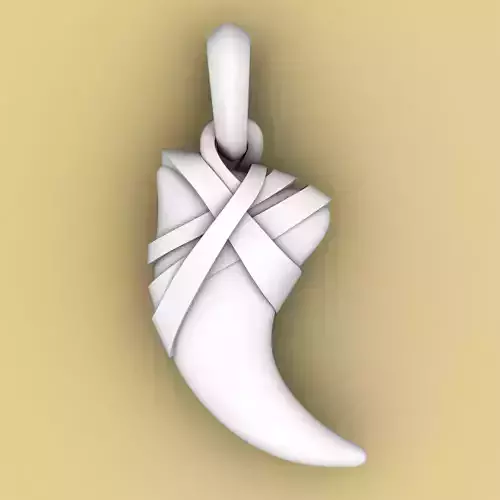 David Yurman Cairo Wrap Claw Amulet 3D print model