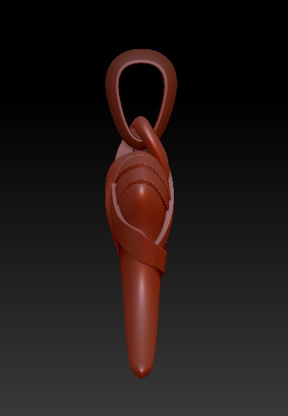 David Yurman Cairo Wrap Claw Amulet 3D print model_14