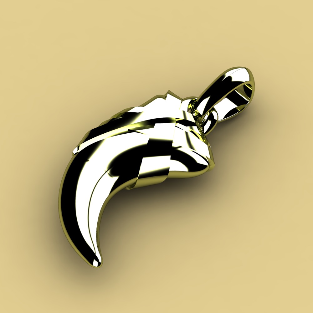 David Yurman Cairo Wrap Claw Amulet 3D print model_6