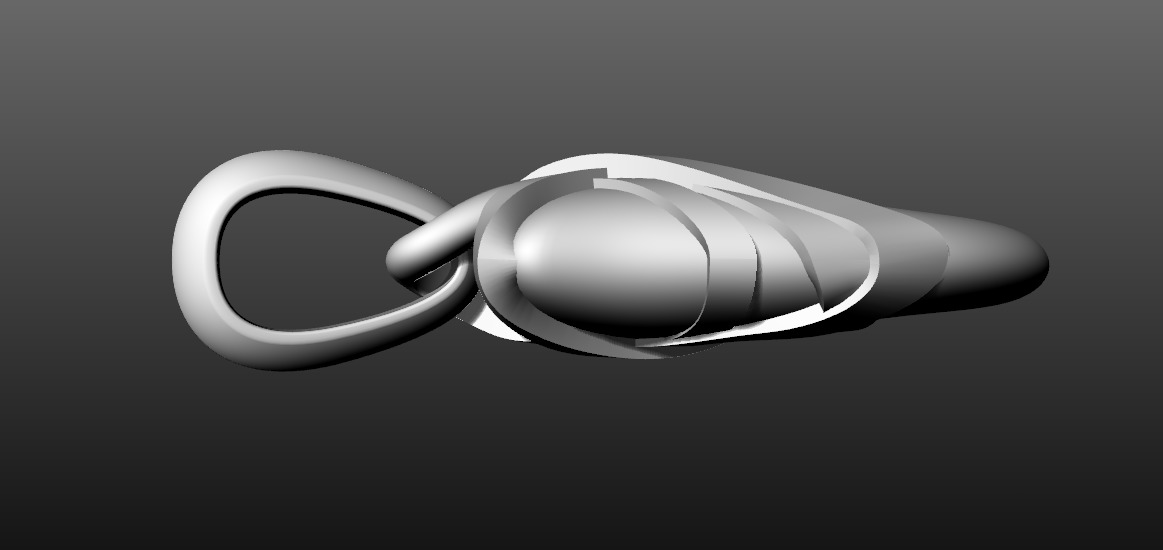 David Yurman Cairo Wrap Claw Amulet 3D print model_13