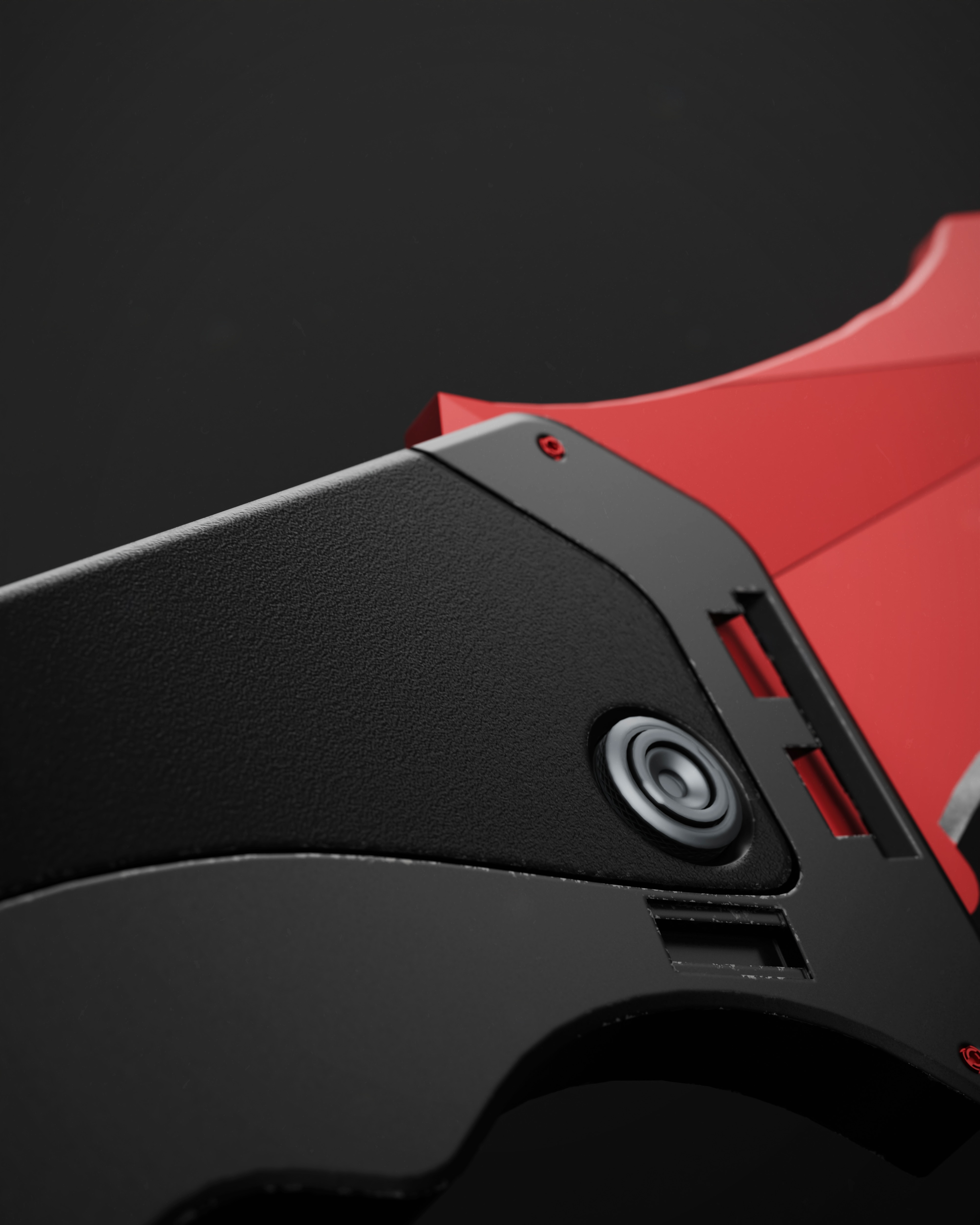 Crimson Edge 3D Knife Model Blender Scene 3D model_3